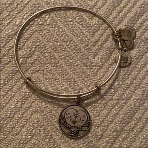Alex and Ani Silver Lovebirds